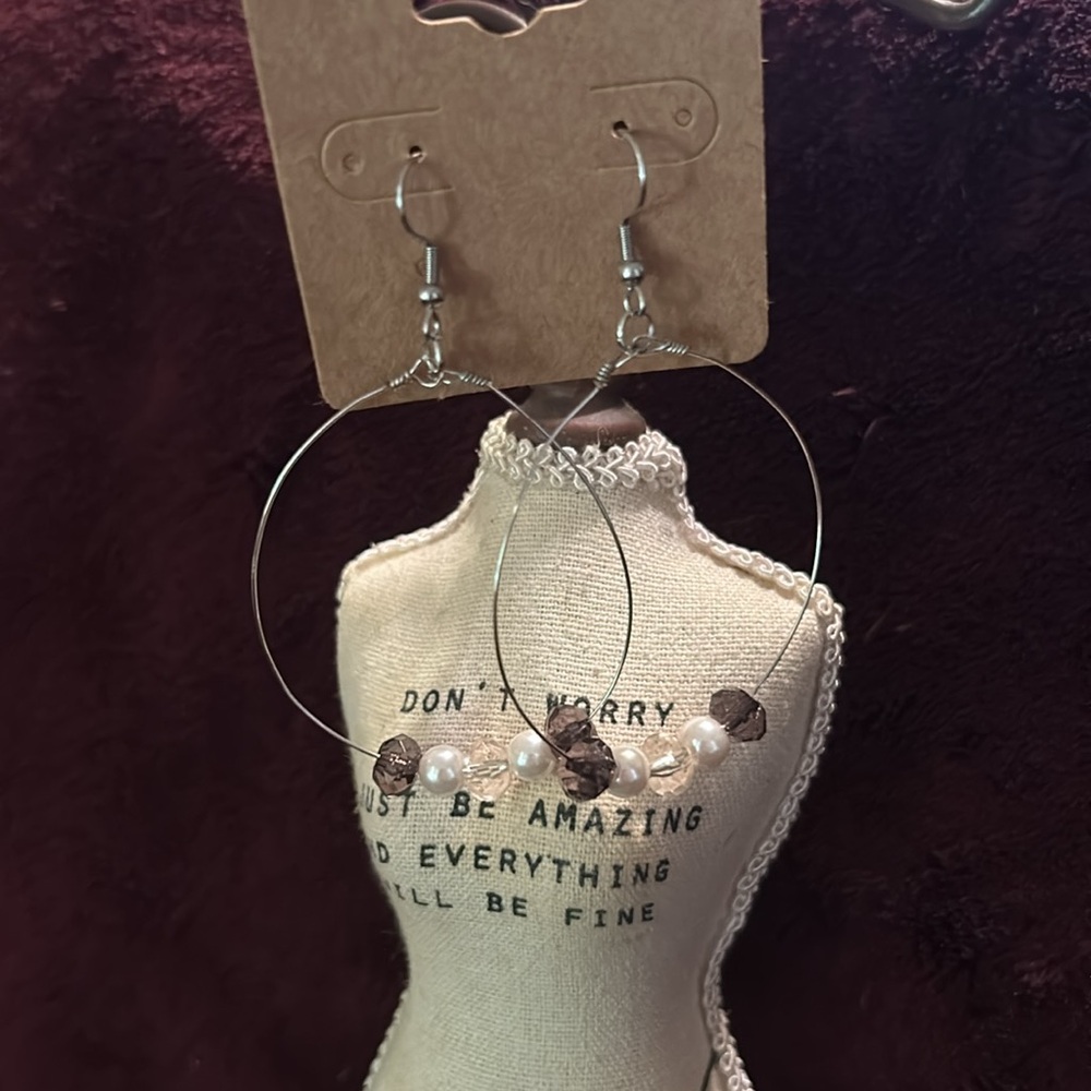 Handmade earrings.